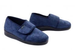 Adanex 29634 FBP23NDO granatowy, domowe damskie. Niebieskie kapcie damskie Adanex. Za 131.90 zł.