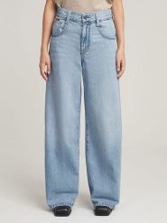 G-Star Dżinsy - Comfort fit - w kolorze błękitnym rozmiar: W23/L30. Niebieskie jeansy damskie G-Star, z podwyższonym stanem. Za 209.33 zł.