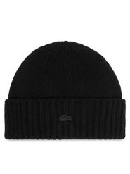 Lacoste Czapka RB4163 Czarny. Czarne czapki zimowe damskie Lacoste, z wełny. Za 329.99 zł.
