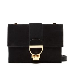 Torebka Coccinelle. Czarne torebki klasyczne damskie Coccinelle, bez wzorów, bez dodatków. Za 1,449.00 zł.