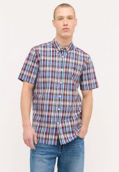 MĘSKA KOSZULA MUSTANG Baltimore Summer Check Multi Blue 1015237 12597. Niebieskie koszule męskie Mustang, na lato, l, bez wzorów, z bawełny, bez kołnierzyka, bez ramiączek. Za 89.99 zł.