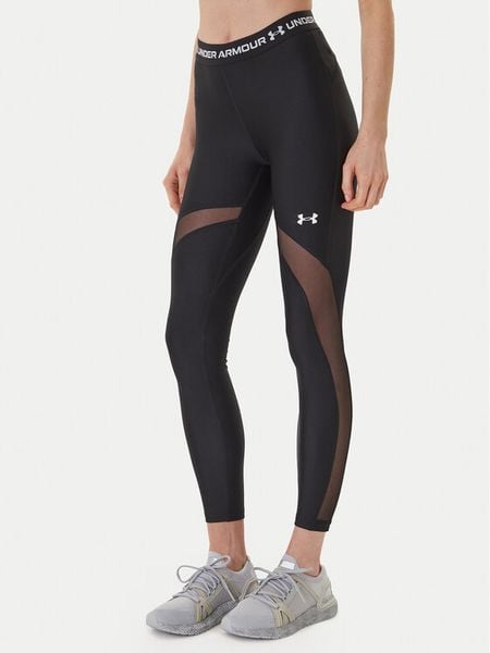 Under Armour Legginsy HeatGear® 6010009 Czarny Slim Fit. Czarne legginsy damskie Under Armour, m, bez wzorów, z syntetyku. Za 199.99 zł.