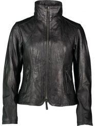 7eleven Skórzana kurtka "Serace" w kolorze czarnym rozmiar: 34. Czarne kurtki damskie 7eleven, bez wzorów, z materiału, bez kaptura. Za 434.99 zł.