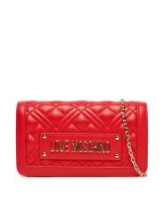 LOVE MOSCHINO Torebka JC5681PP0NLA0500 Czerwony. Czerwone torebki klasyczne damskie Love Moschino, bez wzorów, ze skóry, wizytowe, bez kołnierzyka, bez ramiączek. Za 459.99 zł.