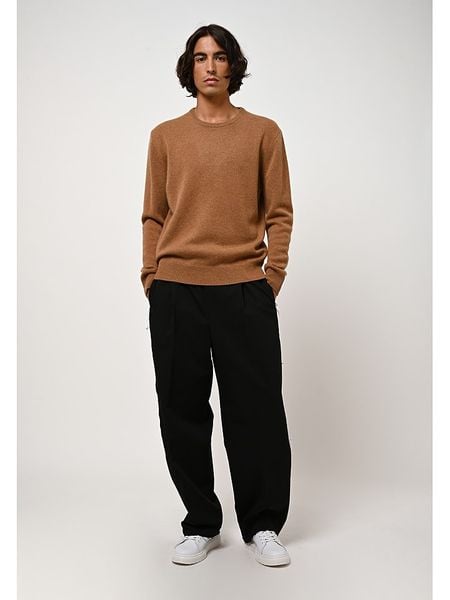 AUTHENTIC CASHMERE Kaszmirowy sweter "Victo" w kolorze jasnobrązowym rozmiar: XXL. Brązowe swetry męskie AUTHENTIC CASHMERE, xxl, bez wzorów, z kaszmiru, bez kołnierzyka. Za 351.59 zł.