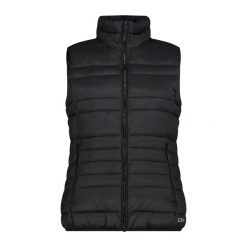 Damska kurtka puchowa CMP. Czarne kurtki damskie CMP, na zimę, xs, bez wzorów, z puchu, bez kaptura. Za 349.40 zł.