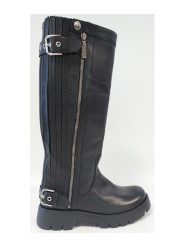 Högl Skórzane kozaki w kolorze czarnym rozmiar: 37. Czarne kozaki damskie HÖGL, bez obcasa. Za 848.50 zł.