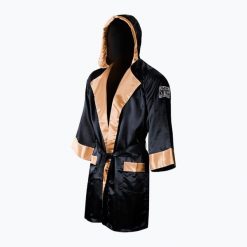 Szlafrok bokserski Cleto Reyes Satin Boxing Hoodie. Czarne szlafroki damskie CLETO REYES, l, bez wzorów, z satyny. Za 709.99 zł.