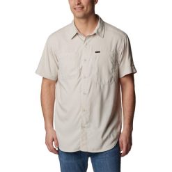 Koszula z krótkim rękawem męska Columbia Silver Ridge Utility Short Sleeve. Brązowe koszule męskie Columbia, m, bez wzorów, bez kołnierzyka, bez ramiączek. Za 239.99 zł.
