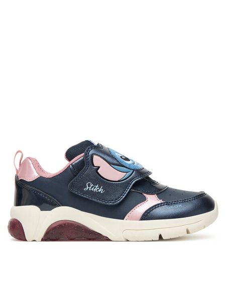 Geox Sneakersy J Fadinlight J56M4F 054AJ C0694 D Granatowy. Niebieskie buty sportowe dziewczęce Geox, bez wzorów, ze skóry, bez zapięcia. Za 199.99 zł.