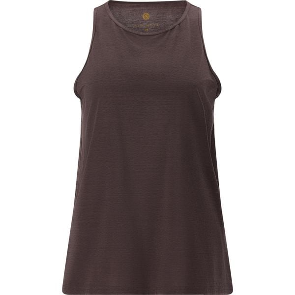 Damski tank top Athlecia Mota. Brązowe topy damskie Athlecia, bez wzorów, bez kołnierzyka. Za 124.50 zł.