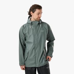 Kurtka przeciwdeszczowa turystyka męska Swedemount Väderöarna Jacket wodoodporny. Niebieskie kurtki męskie SWEDEMOUNT, m, bez wzorów, z materiału, bez kaptura. Za 279.99 zł.