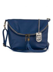 Lucca Baldi Skórzana torebka "Cetona" w kolorze granatowym - 24 x 18 x 4 cm rozmiar: onesize. Niebieskie torebki klasyczne damskie Lucca Baldi, z aplikacjami, z materiału, bez dodatków. Za 173.99 zł.