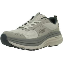 Buty SKECHERS 237818S MAX CUSHIONING ZIRRUS Beżowy. Brązowe buty fitness męskie Skechers, z syntetyku, bez zapięcia, na fitness i siłownię. Za 305.99 zł.