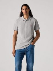 Levi's Koszulka polo w kolorze szarym rozmiar: XL. Szare koszulki polo męskie Levi's, s, bez wzorów, z bawełny, bez ramiączek. Za 126.45 zł.