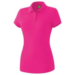 Koszulka polo Erima Teamsports w kolorze różowym. Czerwone bluzki damskie Erima, m, bez wzorów, z bawełny, klasyczne, bez kołnierzyka, bez ramiączek. Za 253.99 zł.