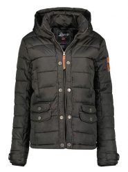 Geographical Norway Kurtka pikowana "Dacili" w kolorze czarnym rozmiar: S. Czarne kurtki damskie Geographical Norway, s, z aplikacjami, bez kaptura. Za 140.53 zł.