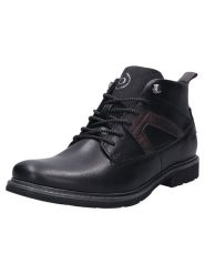 Bugatti Botki w kolorze czarnym rozmiar: 46. Czarne buty zimowe męskie Bugatti, bez zapięcia. Za 87.19 zł.