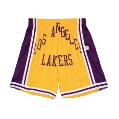 Szorty Los Angeles Lakers NBA Blown Out Fashion. Żółte szorty damskie Mitchell & Ness, bez wzorów, sportowe. Za 330.50 zł.