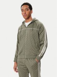 Guess Bluza Z5BQ13 K2042 Khaki Regular Fit. Brązowe bluzy bez kaptura męskie Guess, m. Za 524.99 zł.