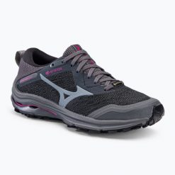 Buty do biegania damskie Mizuno Wave Rider GTX. Fioletowe obuwie do biegania damskie Mizuno, mizuno wave. Za 409.99 zł.