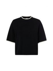 More & More Sweter z dzianiny Kobiety czarny, 38. Czarne swetry klasyczne damskie MORE & MORE, z dzianiny, bez kołnierzyka. Za 229.95 zł.