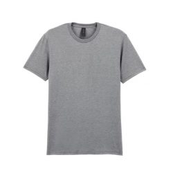 Koszulka Softstyle Dla Dorosłych Unisex. Niebieskie bluzki damskie Gildan, s, bez wzorów, sportowe, bez kołnierzyka, bez ramiączek. Za 47.99 zł.