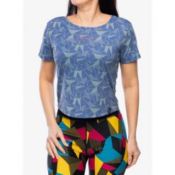 Koszulka szybkoschnąca damska La Sportiva Dimension T-Shirt. Niebieskie bluzki sportowe damskie La Sportiva, bez wzorów, bez ramiączek. Za 182.99 zł.
