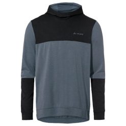 Bluza z kapturem VAUDE Qimsa. Czarne bluzy z kapturem męskie Vaude, l, z materiału. Za 347.55 zł.