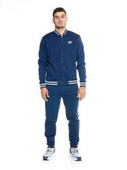Bluza z bawełna z pełny zamek błyskawiczny na co dzień. Czerwone bluzy sportowe męskie LEONE 1947 APPAREL, bez wzorów, z bawełny, bez kołnierzyka, bez ramiączek. Za 252.56 zł.