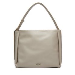 Torebka Calvin Klein. Szare shopper bag damskie CALVIN KLEIN, bez wzorów, bez dodatków. Za 429.99 zł.
