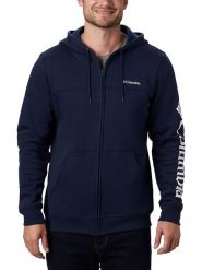 Columbia Bluza "Columbia" w kolorze granatowym rozmiar: S. Niebieskie bluzy z kapturem męskie Columbia, s, prążkowane. Za 105.38 zł.