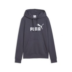 Damska bluza z kapturem z logo No.1 ESS PUMA. Szare bluzy z kapturem damskie Puma, na jesień, uniwersalny, z bawełny. Za 229.00 zł.