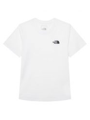 The North Face T-Shirt Teen Evolution Simple NF0A8F9Z Biały Regular Fit. Białe t-shirty chłopięce The North Face, bez wzorów, z bawełny, bez ramiączek. Za 79.99 zł.