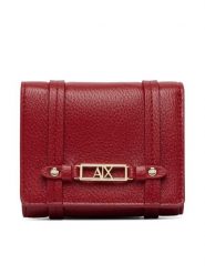 Armani Exchange Portfel XW002613 AF15632 U5102 Czerwony. Czerwone portfele damskie Armani Exchange, bez wzorów, ze skóry. Za 329.99 zł.