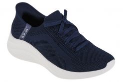 Buty sportowe Sneakersy damskie, Skechers Slip-Ins Ultra Flex 3.0 - Brilliant. Niebieskie buty sportowe na co dzień damskie Skechers, bez wzorów, z materiału, trekkingowe. Za 339.99 zł.