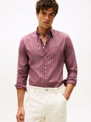 Tommy Hilfiger koszula casual Mężczyźni Regular Fit Bawełna czerwony|biały, XXL. Białe koszule męskie Tommy Hilfiger, m, bez wzorów, z bawełny, bez kołnierzyka, bez ramiączek. Za 279.95 zł.