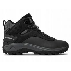 Buty Męskie Merrell Thermo Kiruna 2 Mid Wysokie Trekkingi. Czarne buty trekkingowe męskie MERRELL, bez zapięcia, trekkingowe. Za 649.00 zł.