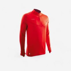 Bluza do piłki nożnej Kipsta CLR Club. Zielone bluzy z kapturem męskie KIPSTA, bez wzorów, z materiału. Za 119.99 zł.