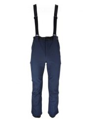 Peak Mountain Softshellowe spodnie narciarskie "Candalo" w kolorze granatowym rozmiar: S. Niebieskie spodnie materiałowe męskie Peak Mountain, bez wzorów, z tkaniny. Za 244.22 zł.