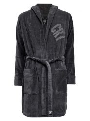 CR7 Szlafrok w kolorze antracytowym rozmiar: S. Czarne szlafroki męskie CR7, s, bez wzorów, z bawełny. Za 173.99 zł.