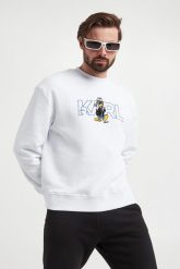Bluza męska crewneck KARL LAGERFELD. Bluzy bez kaptura męskie Karl Lagerfeld, m. W wyprzedaży za 498.22 zł.