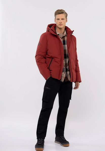 Ciepła kurtka J-BRUNO. Kurtki męskie Volcano, na zimę, m, bez wzorów, z dzianiny, bez kaptura. Za 389.99 zł.