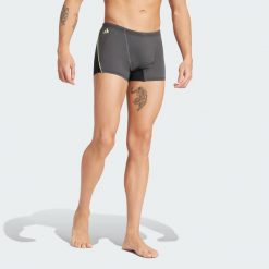 Bokserki Performance Swim. Czarne kąpielówki męskie Adidas, m, bez wzorów, z materiału, do pływania. Za 179.00 zł.