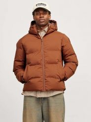 Jack & Jones Kurtka zimowa w kolorze jasnobrązowym rozmiar: XL. Brązowe kurtki męskie Jack & Jones, na zimę, xl, bez wzorów, bez kaptura. Za 202.03 zł.