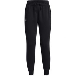 Polarowe Spodnie Joggery Under Armour Ua Rival Damskie. Białe spodnie dresowe damskie Under Armour, m, bez wzorów, z polaru. Za 336.00 zł.