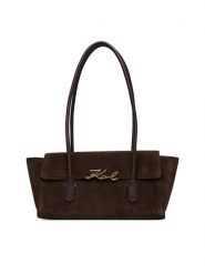 KARL LAGERFELD Torebka B4W30014 Brązowy. Brązowe torebki klasyczne damskie Karl Lagerfeld, bez wzorów, ze skóry, bez dodatków. Za 1,299.00 zł.