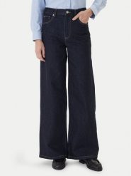 Tommy Hilfiger Jeansy 70's WW0WW48395 Granatowy Wide Leg. Niebieskie jeansy damskie Tommy Hilfiger. Za 559.99 zł.