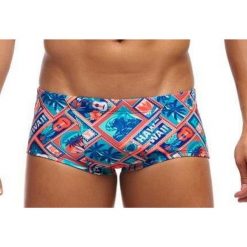 Kąpielówki Funky Trunks Tiki Tango - trunki męskie. Czerwone kąpielówki męskie FUNKY TRUNKS, m, bez wzorów, do pływania. Za 139.00 zł.