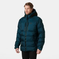 Kurtka z kapturem Helly Hansen Park. Niebieskie kurtki męskie Helly Hansen, m, bez wzorów, z puchu, z kapturem. W wyprzedaży za 986.80 zł.